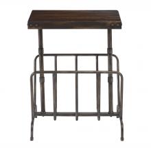  25326 - Sonora Industrial Magazine Accent Table